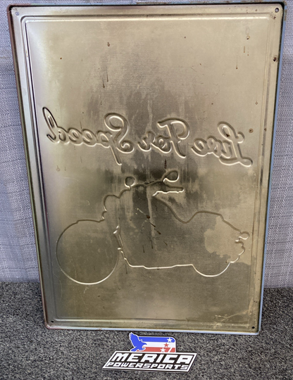 NEW METAL RETRO WALL SIGN - BORN TO RIDE