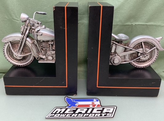 GENUINE HARLEY DAVIDSON SET BOOKENDS by Hallmark