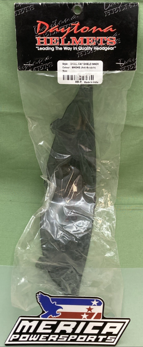 NEW GENUINE DAYTONA SS1-S Skull Cap Shield Inner- SMOKE (anti-scratch)