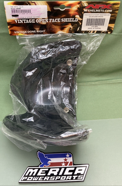 NEW GENUINE AFX 0131-0090 SHIELD FLIP 3 SNAP SM D-SM, DARK SMOKE
