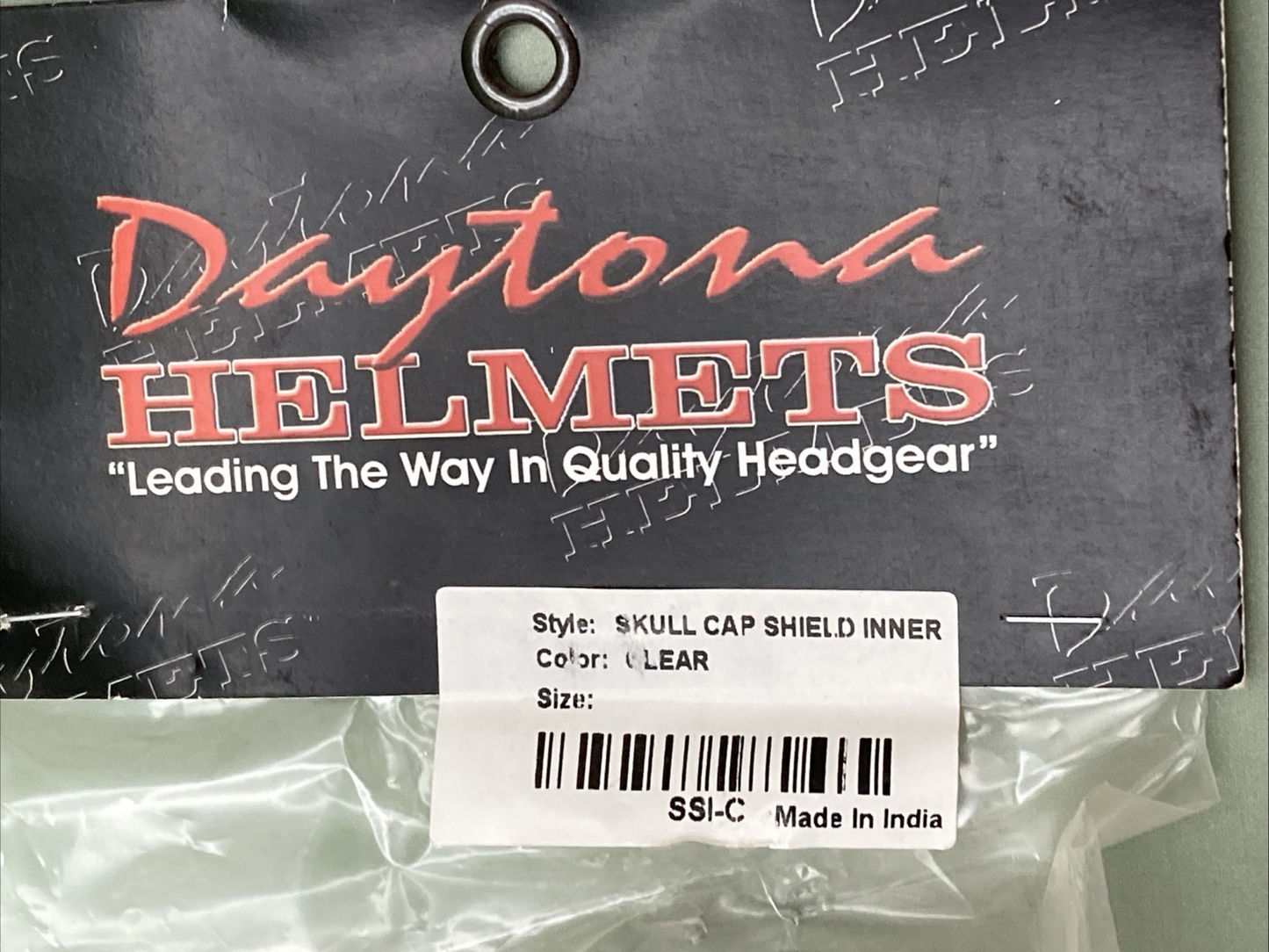 NEW GENUINE DAYTONA SS1-C Skull Cap Shield Inner- Clear