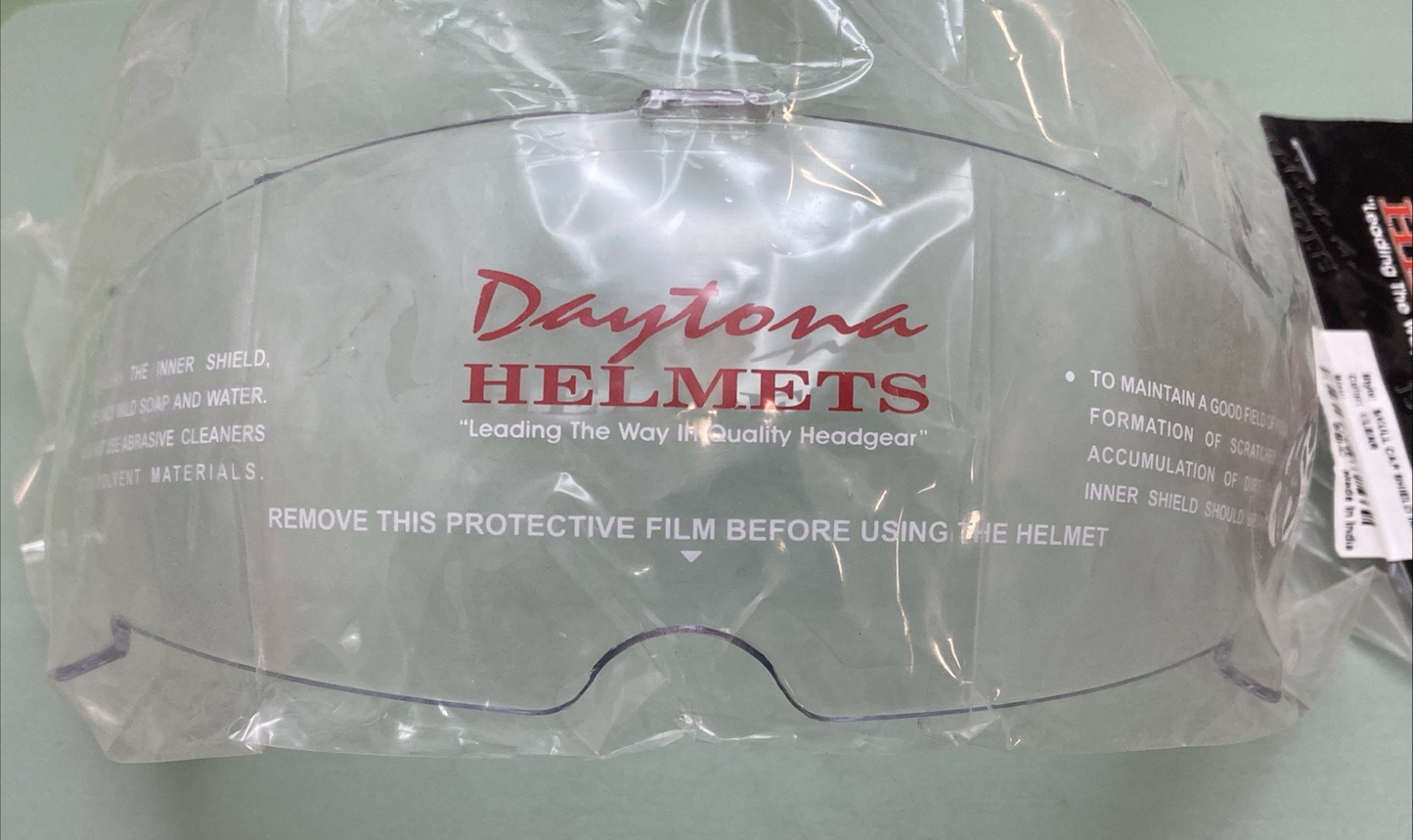 NEW GENUINE DAYTONA SS1-C Skull Cap Shield Inner- Clear