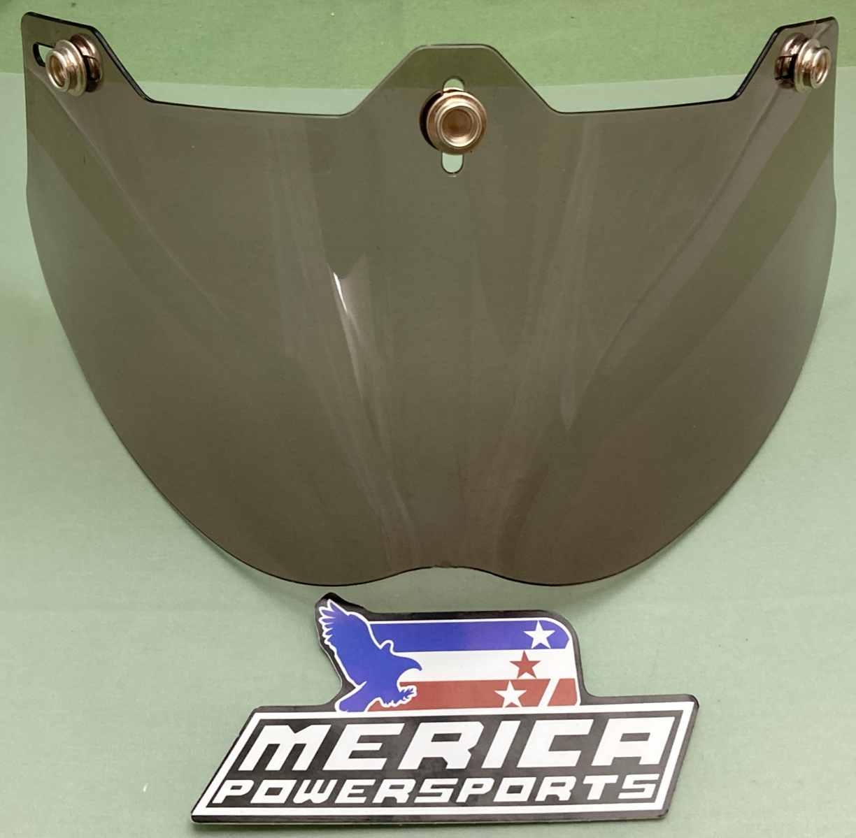 NEW GENUINE GRAN PRIX CORP 01-112 HELMET SHIELD - SMOKE