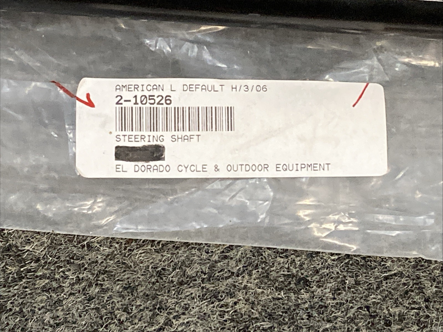 NEW REPLACES UNBRANDED 2-10526 UNIVERSAL Steering Shaft
