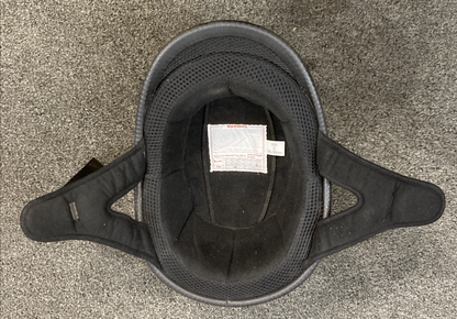 Helmet City HCI 105 Polo Style Motorcycle Half Helmet Matte Black SMALL