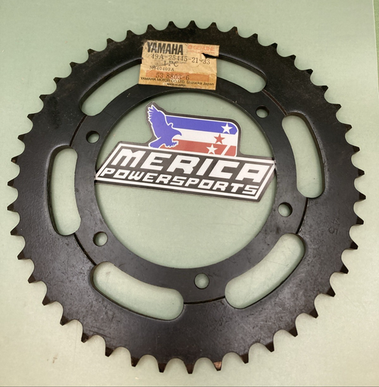 NEW GENUINE YAMAHA 49A-25445-21-33 Sprocket, Drivn, 45T