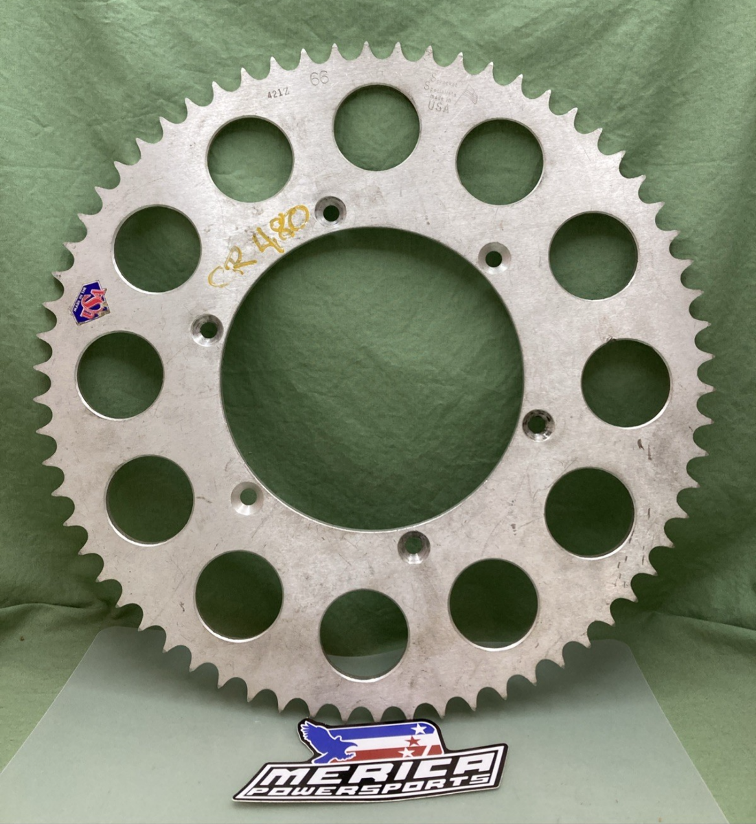 NEW GENUINE SPROCKET SPECIALISTS 4212 66T REAR SPROCKET ALUMINUM