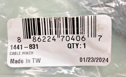 NEW REPLACES ARCTIC CAT 1441-831 2000-3000lb Winch Cable