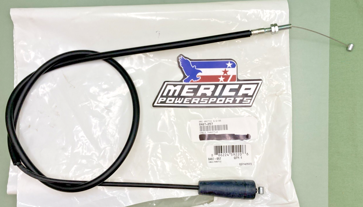 NEW GENUINE ARCTIC CAT 0487-057 CABLE,  THROTTLE