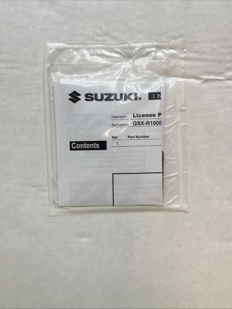 NEW GENUINE SUZUKI 990A0-65005 LICENSE PLATE BRACKET