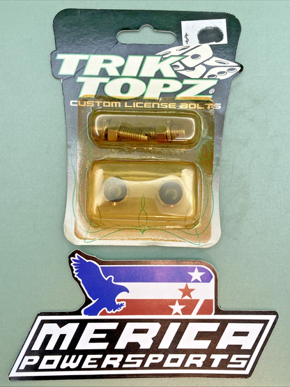NEW GENUINE TRIK TOPZ 10030024 CUSTOM LICENSE BOLTS