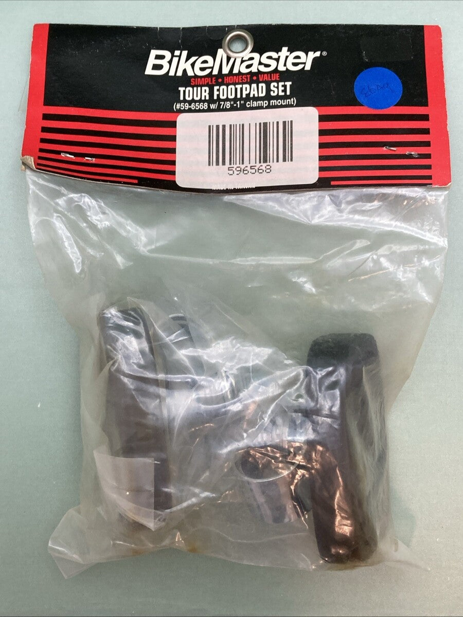 NEW GENUINE BIKEMASTER 596568 TOUR FOOTPAD SET