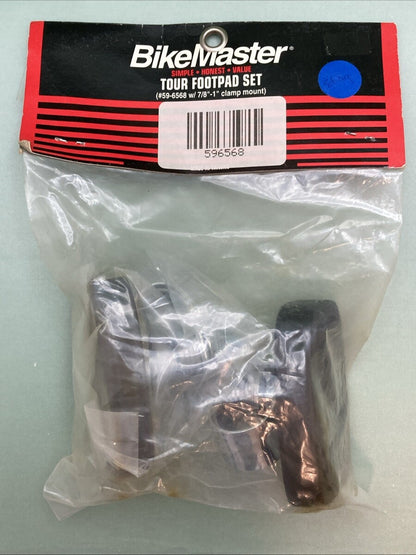 NEW GENUINE BIKEMASTER 596568 TOUR FOOTPAD SET