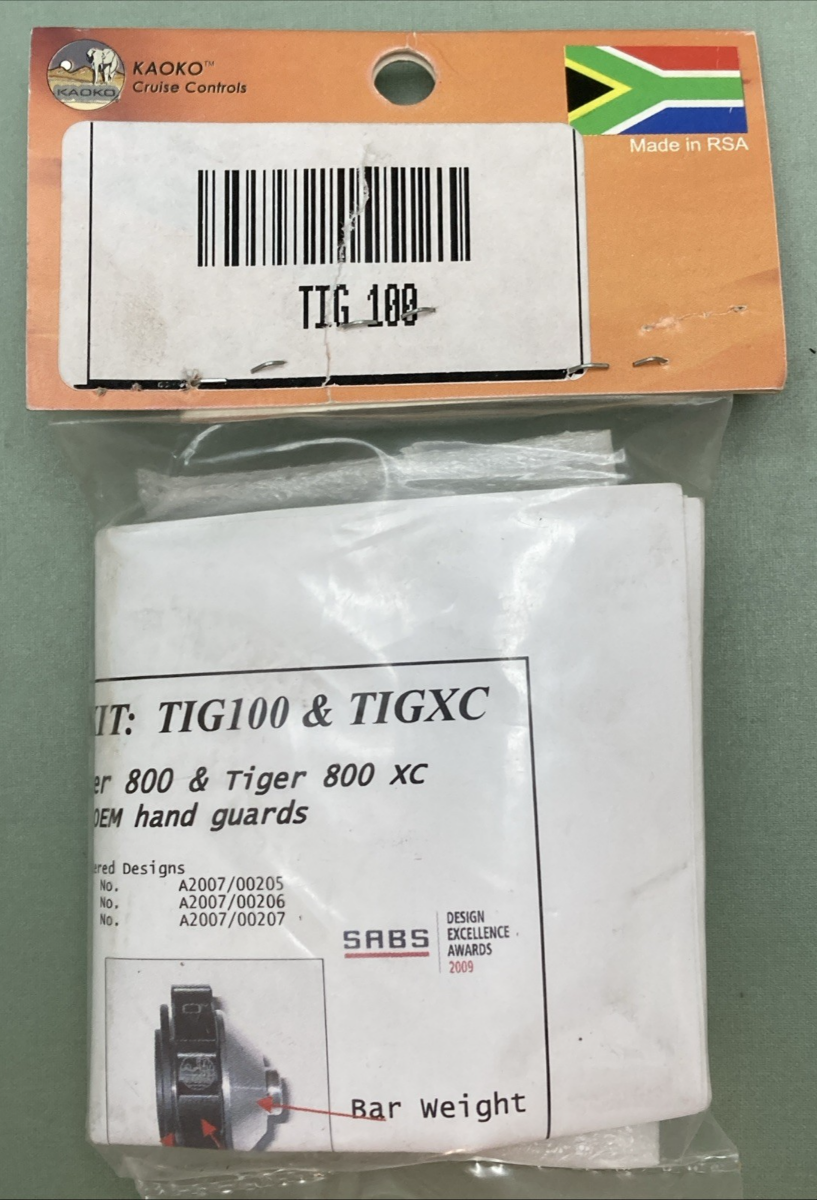 NEW GENUINE KAOKO TIG100 THROTTLE CRUISE CONTROL