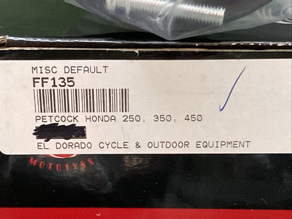NEW GENUINE MOTO1988 FF135 PETCOCK KIT HONDA