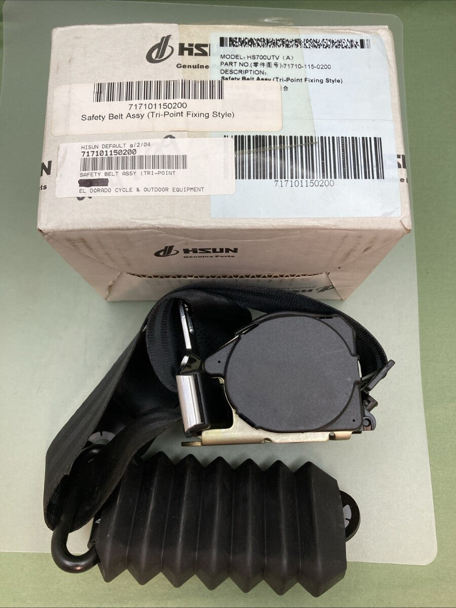 NEW GENUINE HISUN 71710-115-0200 SEAT BELT ASSY