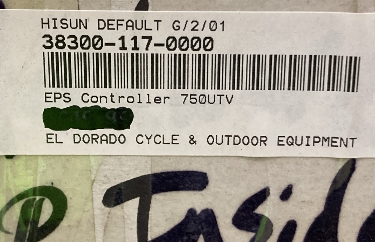 NEW GENUINE HISUN 38300-117-0000 ESP CONTROLLER 750 UTV