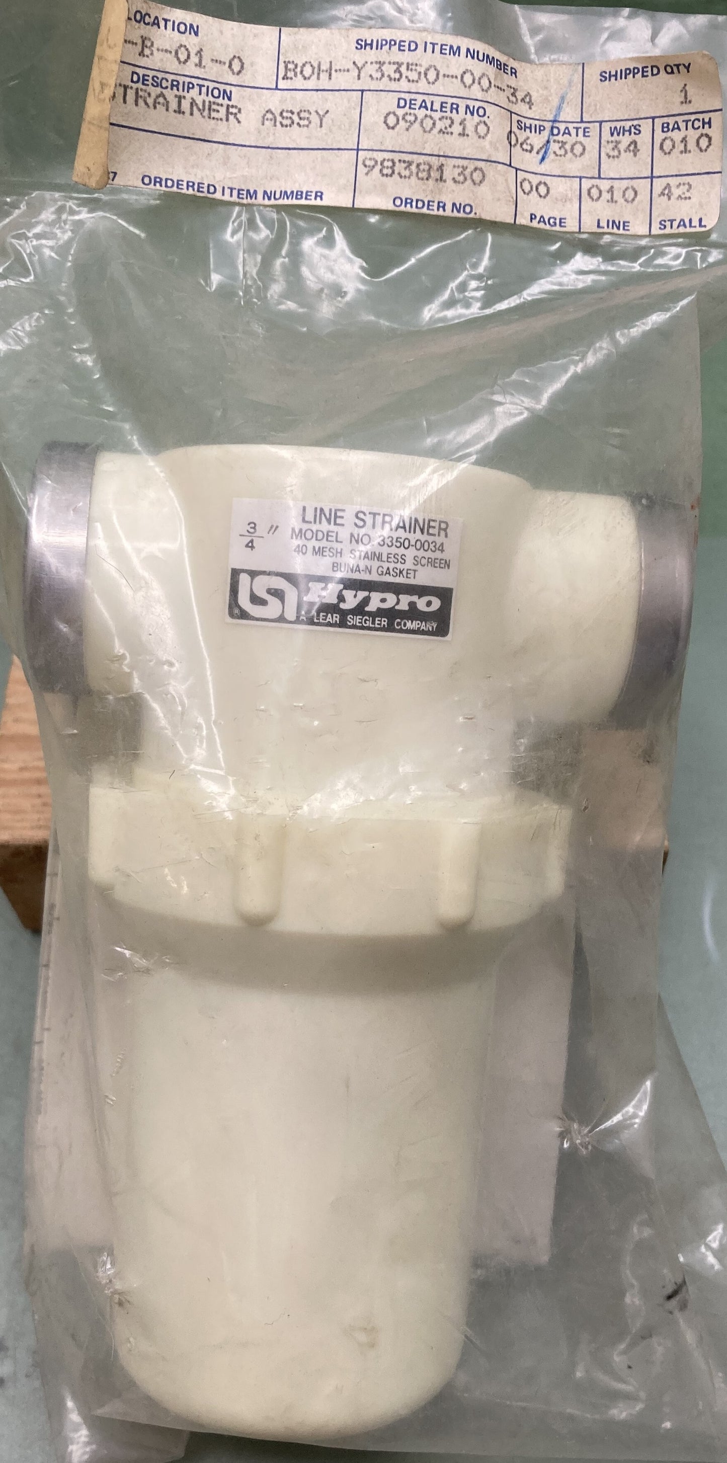 New Genuine Hypro B0H-Y3350-00-34 3/4" Strainer Assembly, Yamaha