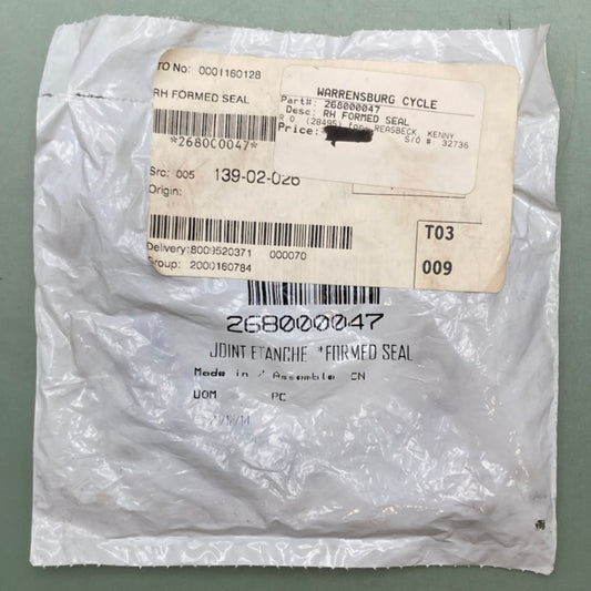 Replaces Sea Doo 268000047 Formed Seal, New