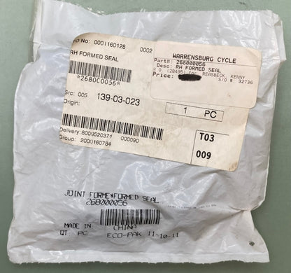 Replaces Sea Doo 268000056 Formed Seal, New
