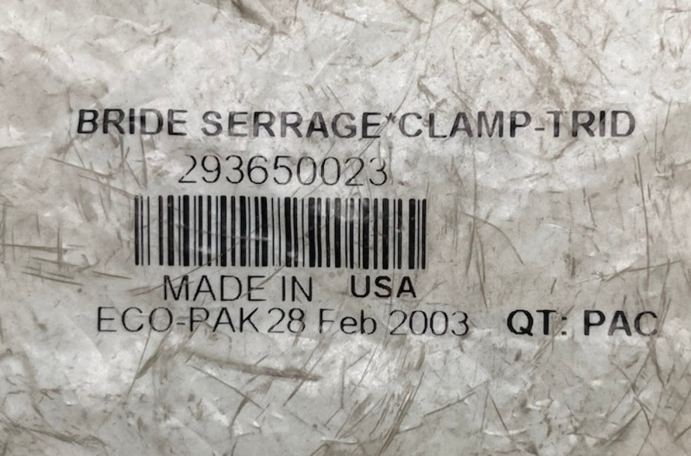 Bombardier 293650023 Bride Serrage Clamp-Tridon Gear, New Genuine