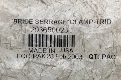 Bombardier 293650023 Bride Serrage Clamp-Tridon Gear, New Genuine