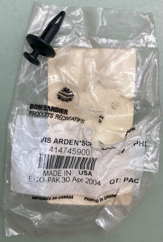 Qty 5 Bombardier 414745900 Tuflock Phillips Plastic Screw, New Genuine