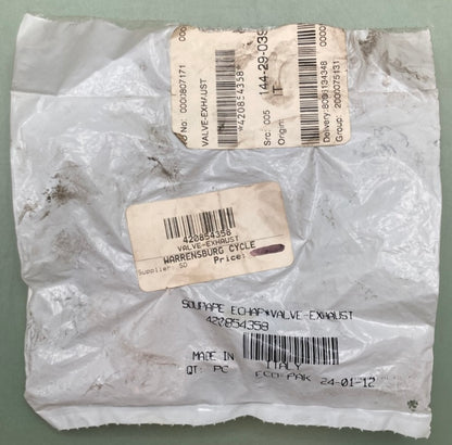 Replaces Sea-Doo 420854358 Valve, Exhaust, New