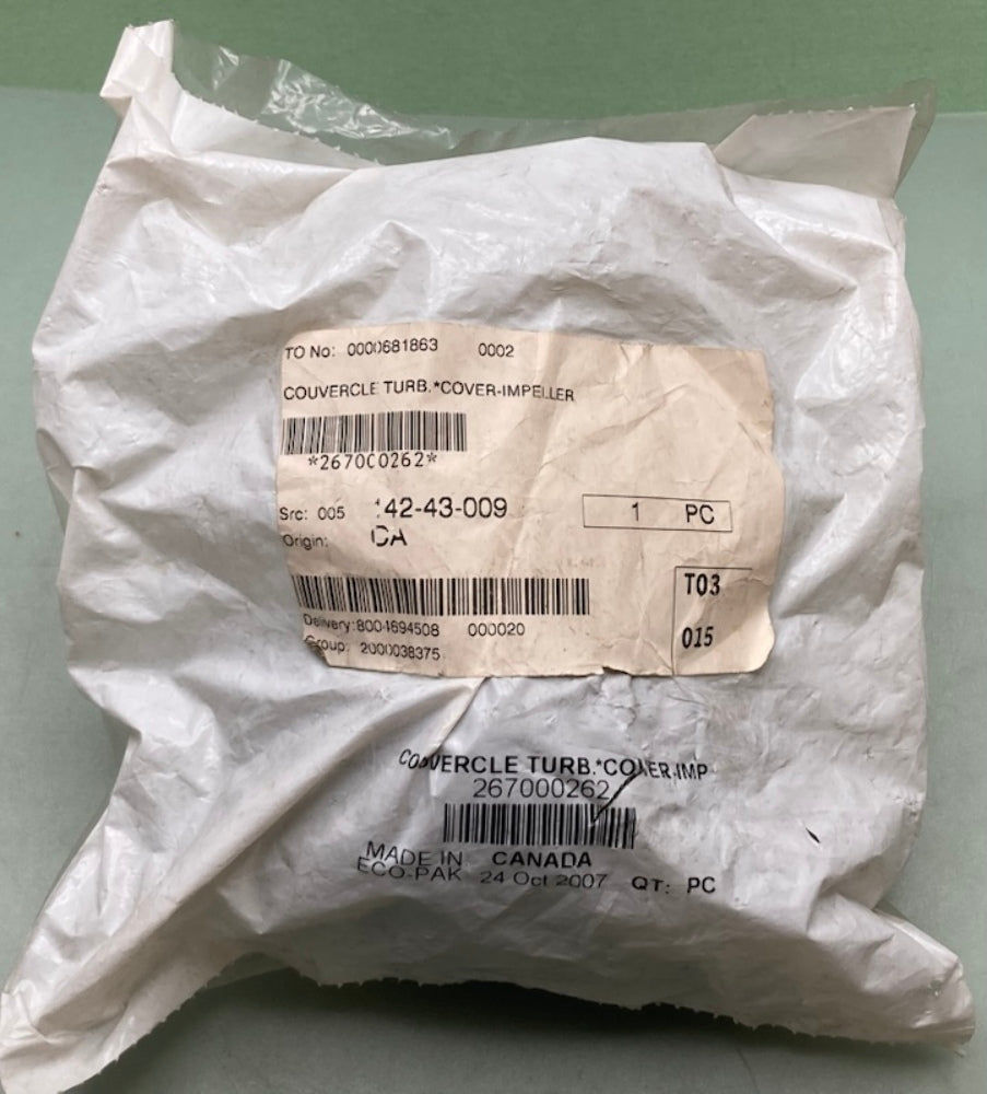 Replaces Sea-Doo 267000262 Cover-Impeller, New