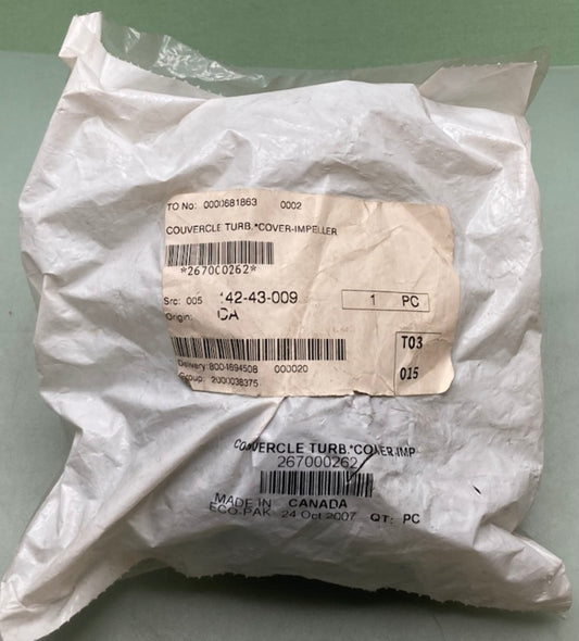 Replaces Sea-Doo 267000262 Cover-Impeller, New