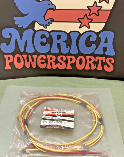 NEW GENUINE MERCURY QUICKSILVER 84-88492A 2 HARNESS ASSY