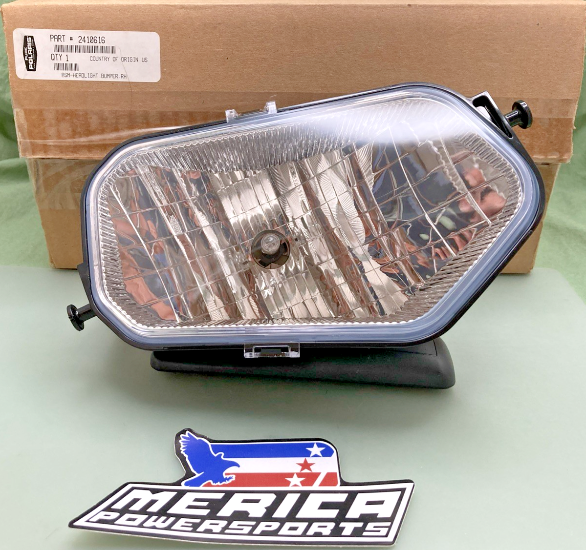 NEW GENUINE POLARIS 2410616 HEADLIGHT BUMPER, RH