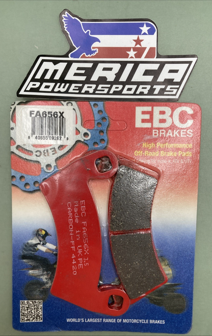 NEW GENUINE EBC FA656X SPORT CARBON BRAKE PADS