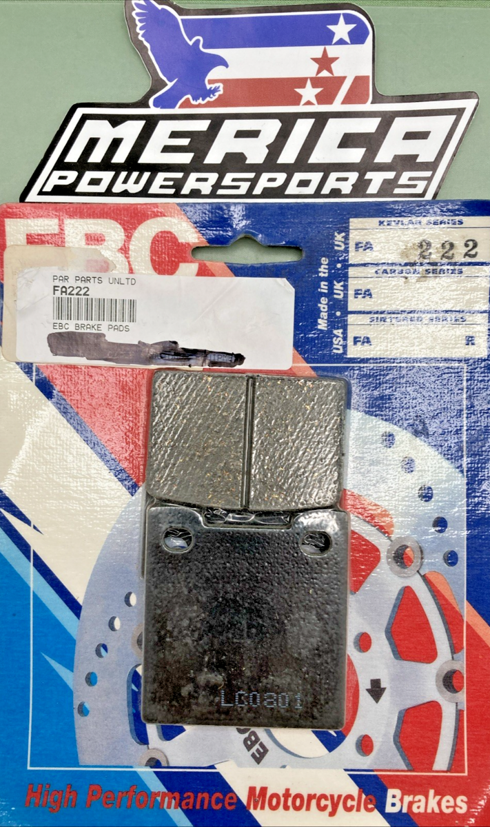 NEW GENUINE EBC FA222 ORGANIC BRAKE PADS - RF 900 R