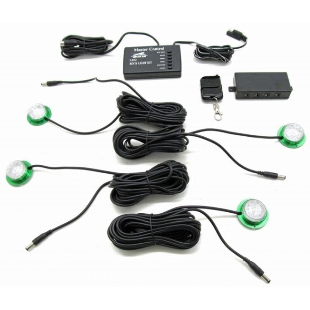NEW GENUINE ARCTIC CAT 1436-894 LED Rock Light (4-Pod) Kit - Green