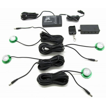 NEW GENUINE ARCTIC CAT 1436-894 LED Rock Light (4-Pod) Kit - Green
