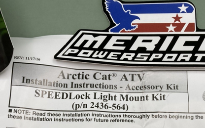 NEW GENUINE ARCTIC CAT 2436-568 KIT, SPEEDLOCK LIGHT