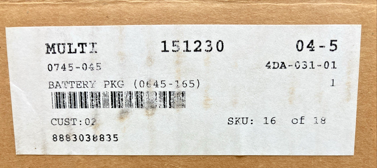 NEW GENUINE ARCTIC CAT 0745-045 BATTERY