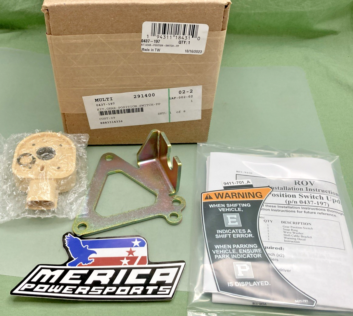 NEW GENUINE ARCTIC CAT 0437-197 KIT, GEAR-POSITION-SWITCH-PP