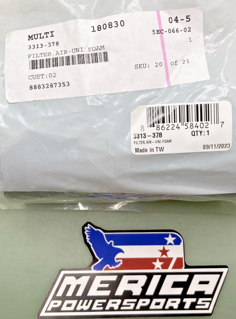 NEW GENUINE ARCTIC CAT 3313-378 ELEMENT, AIR FILTER