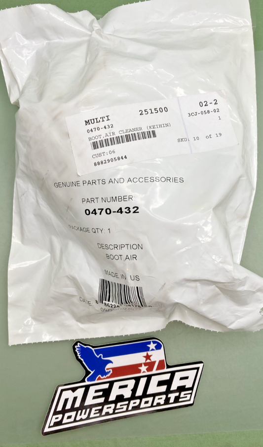 NEW GENUINE ARCTIC CAT 0470-432 BOOT, AIR INTAKE