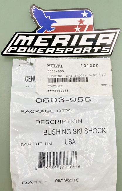 NEW GENUINE ARCTIC CAT 0603-955 BUSHING, SKI SHOCK-.045 inch LIP