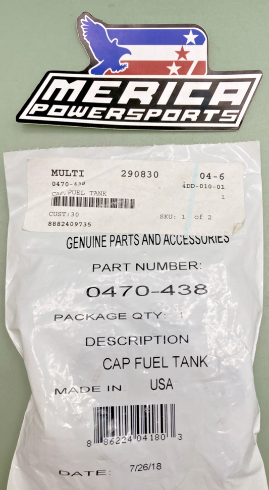 NEW GENUINE ARCTIC CAT 0470-438 Fuel Tank Gas Cap