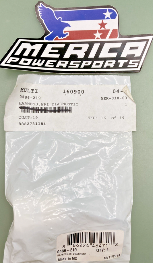 NEW GENUINE ARCTIC CAT 0486-219 EFI Diagnostic Plug - 2006-2013 ATV Models