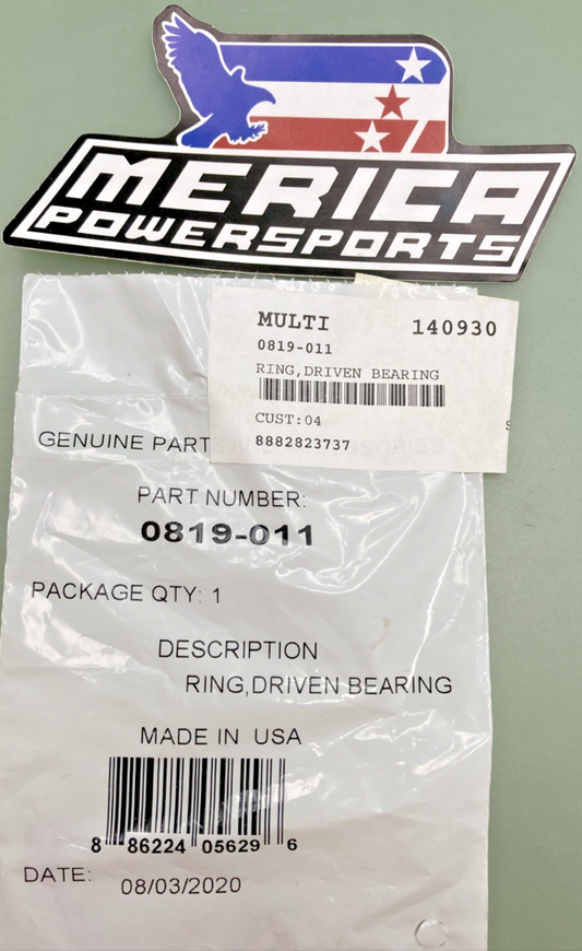 NEW GENUINE ARCTIC CAT 0819-011 RING, DRIVEN BEARING