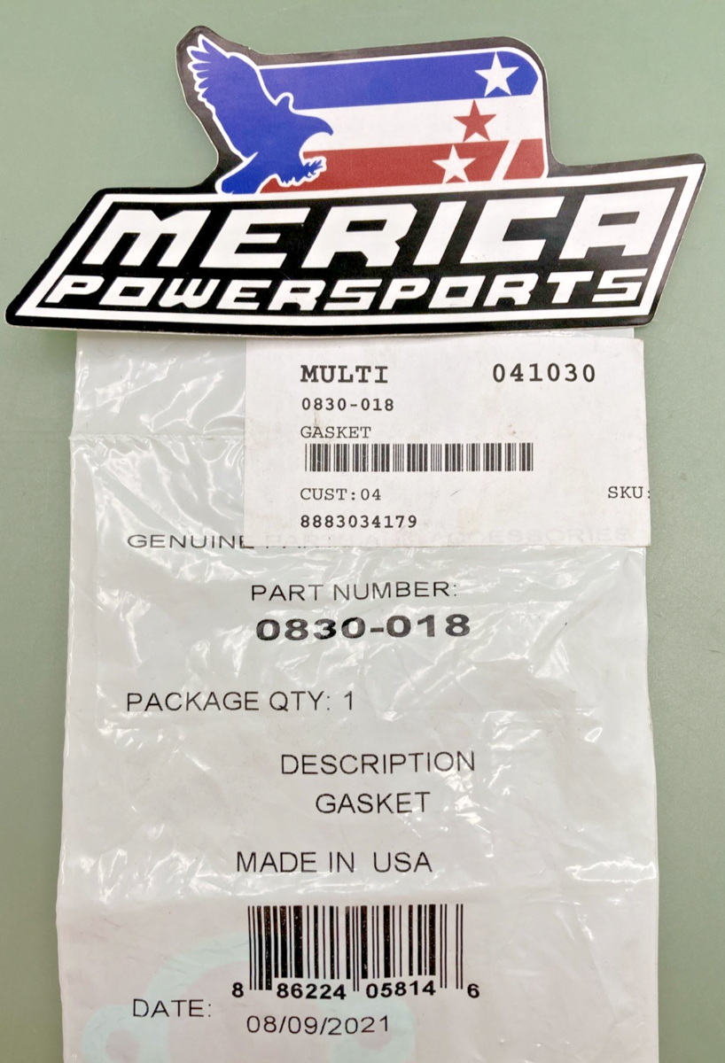 NEW GENUINE ARCTIC CAT 0830-018 GASKET