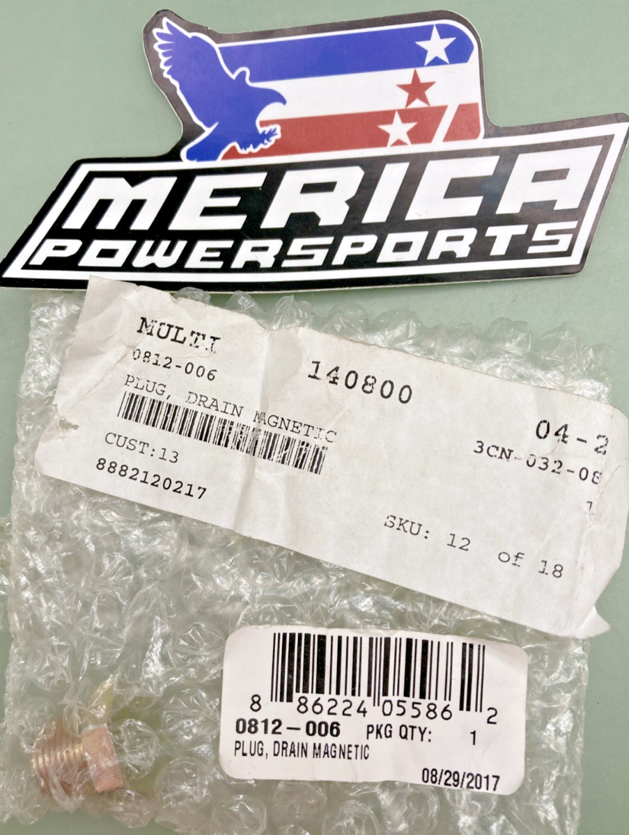 NEW GENUINE ARCTIC CAT 0812-006 Magnetic Drain Plug