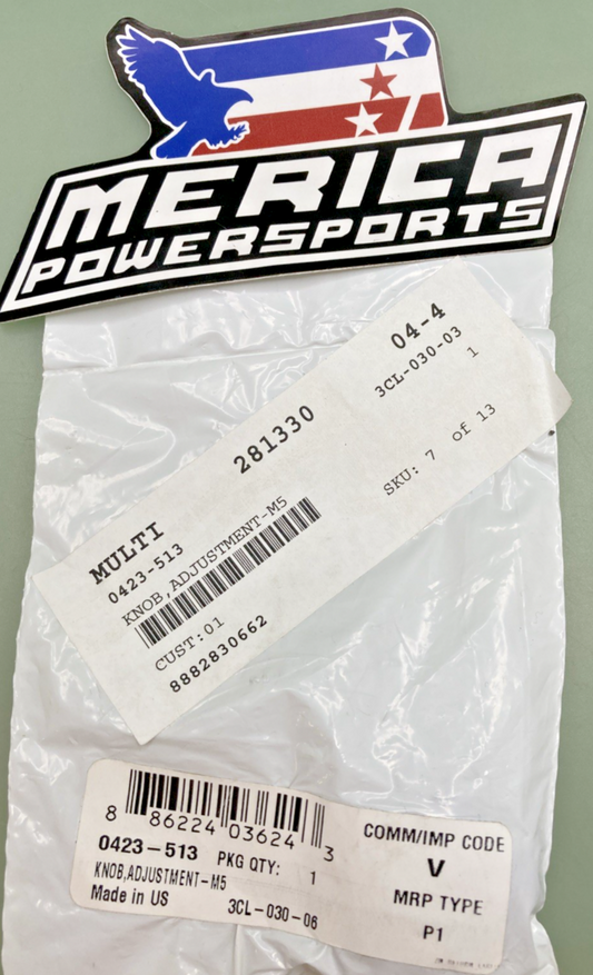 NEW GENUINE ARCTIC CAT 0423-513 KNOB, ADJUSTMENT-M5