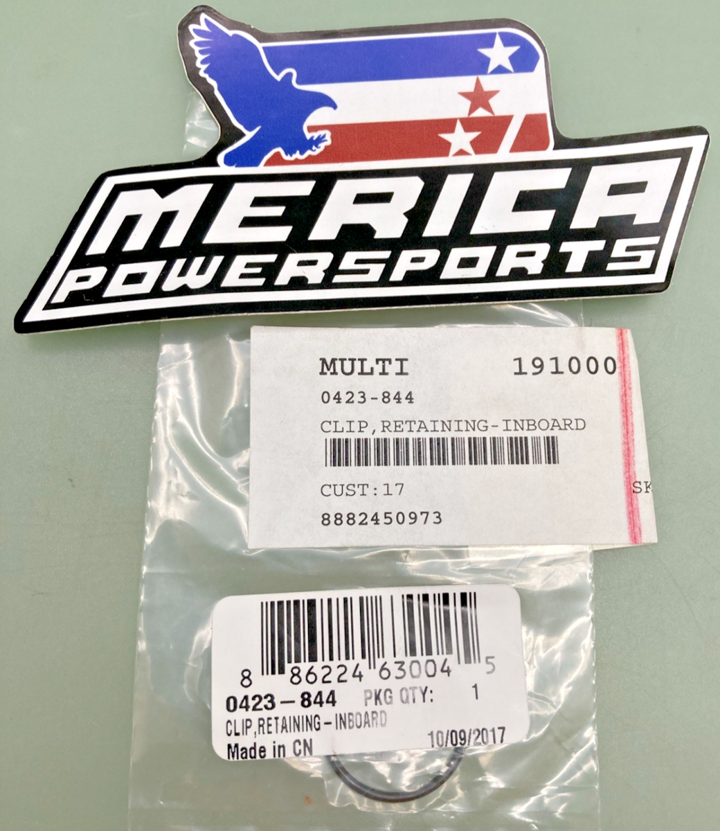 QTY 2 NEW GENUINE ARCTIC CAT 0423-844 CLIP, RETAINING-INBOARD