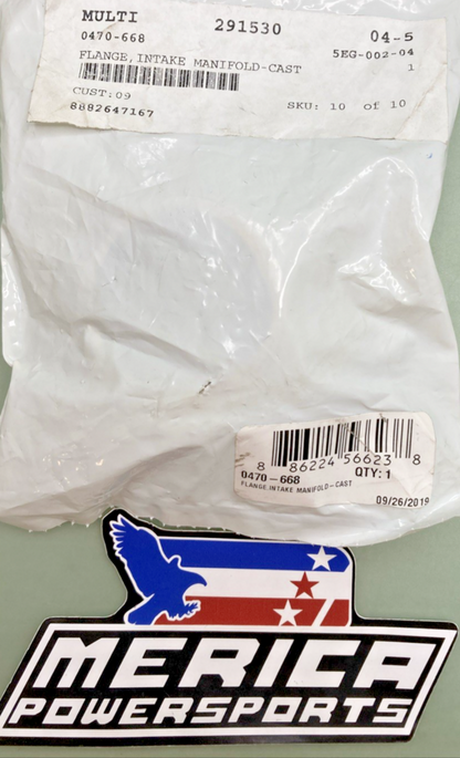NEW GENUINE ARCTIC CAT 0470-668 FLANGE, INTAKE MANIFOLD-CAST